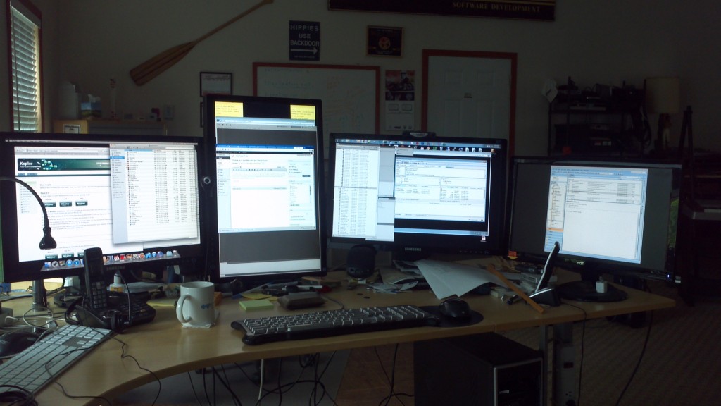 My screen setup.
